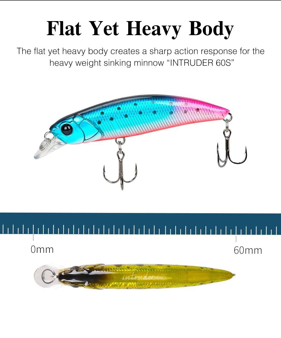 Tsurinoya DW107 Intruder Sinking Minnow