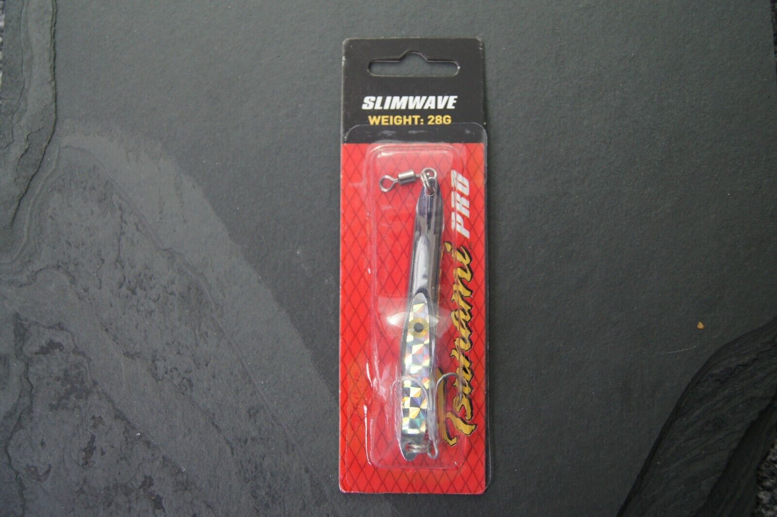 Tsunami Slimwave Lure Jig, Pollock, Sea Bass, Mackerel Silver or Blue Holo