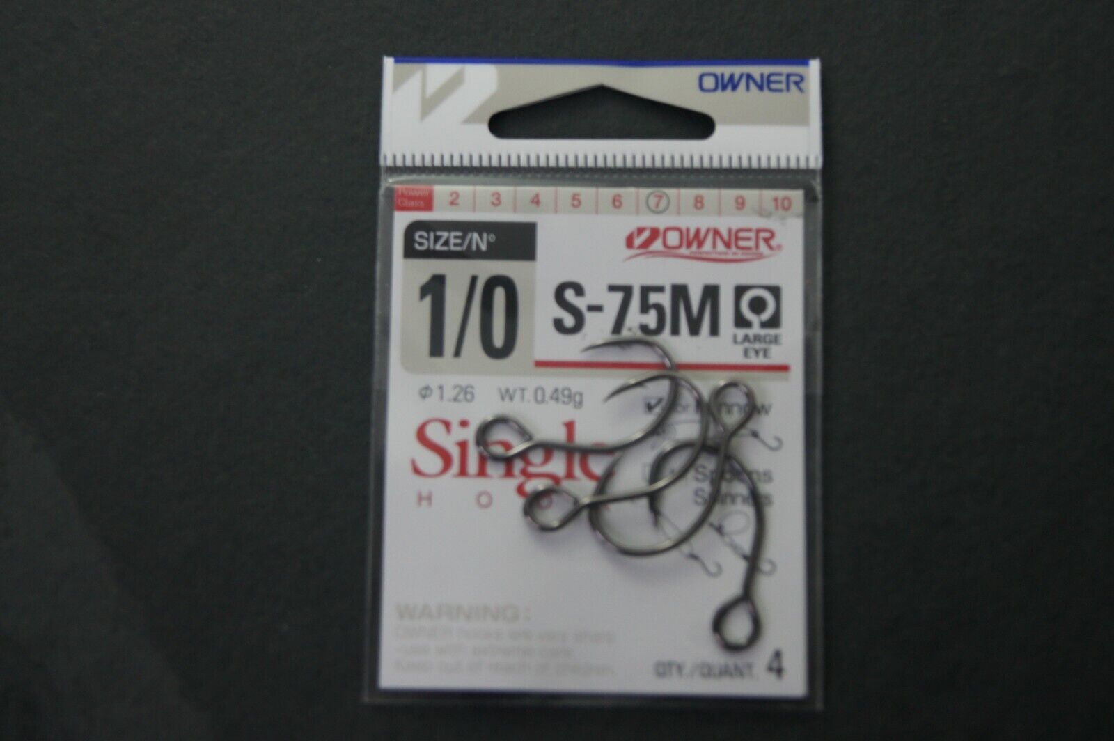 Owner S-75 Single Lure Hook