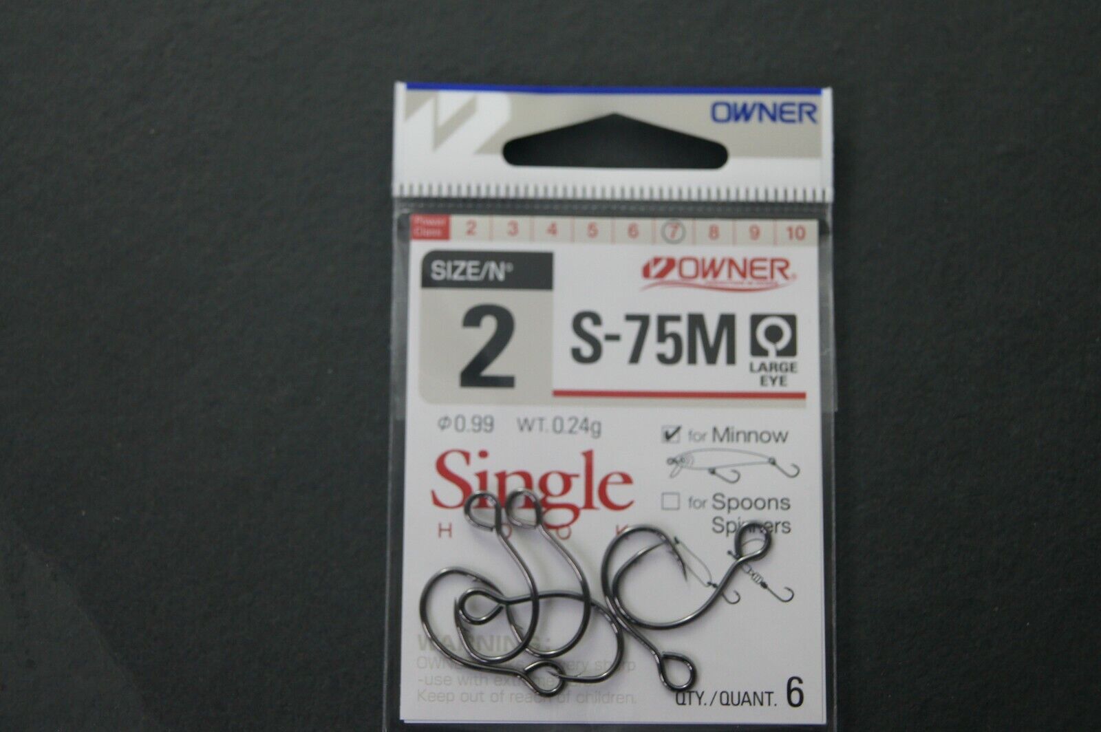 Owner S-75 Single Lure Hook