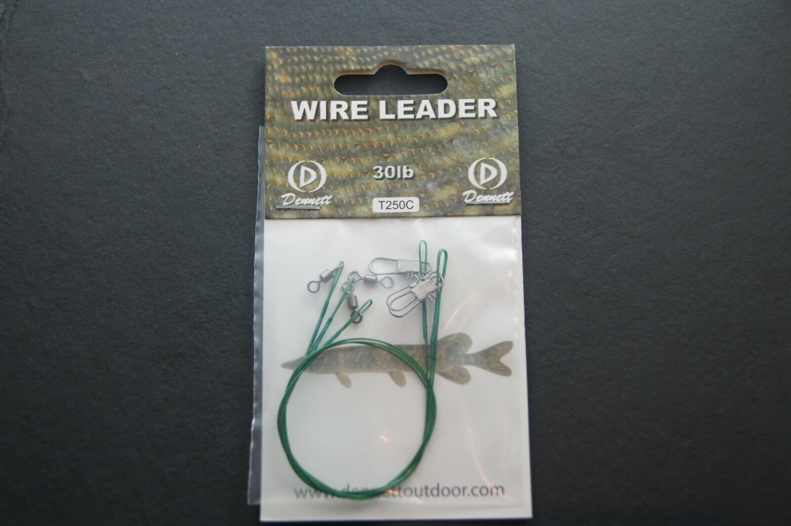 Dennett Wire Leader, Pike, Perch, Predator 30lb Test