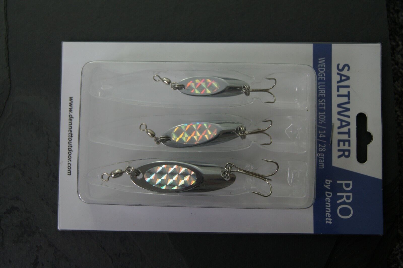 Saltwater Pro Casting Wedges 3 Pack Sea Lure, Mackerel, Pollock, Sea Bass