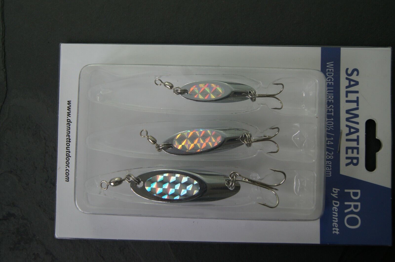 Saltwater Pro Casting Wedges 3 Pack Sea Lure, Mackerel, Pollock, Sea Bass