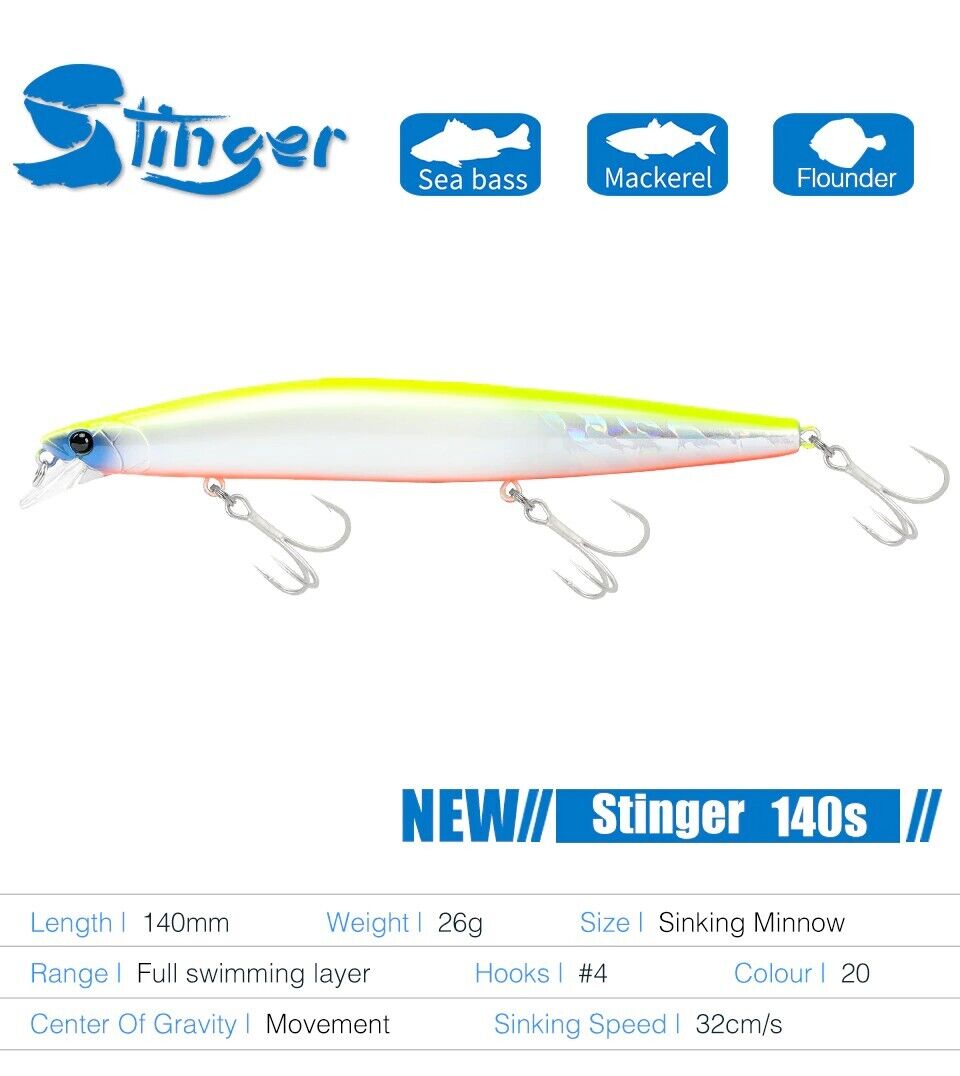 Tsurinoya DW92 Stinger Sinking Minnow
