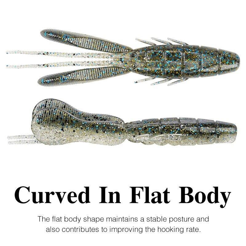 Tsurinoya Crayfish Soft Lure, Pike, Perch, Zander