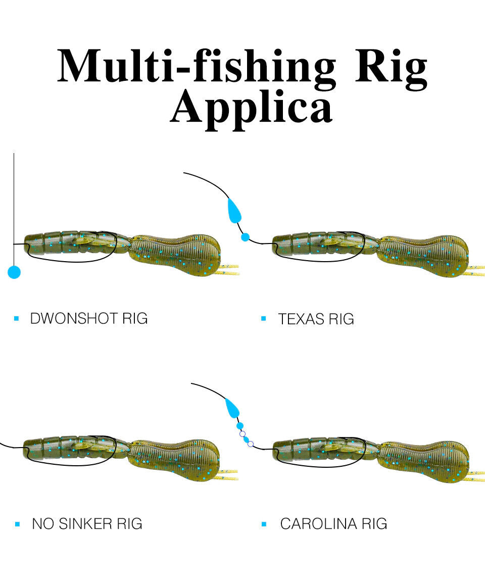 Tsurinoya Crayfish Soft Lure, Pike, Perch, Zander