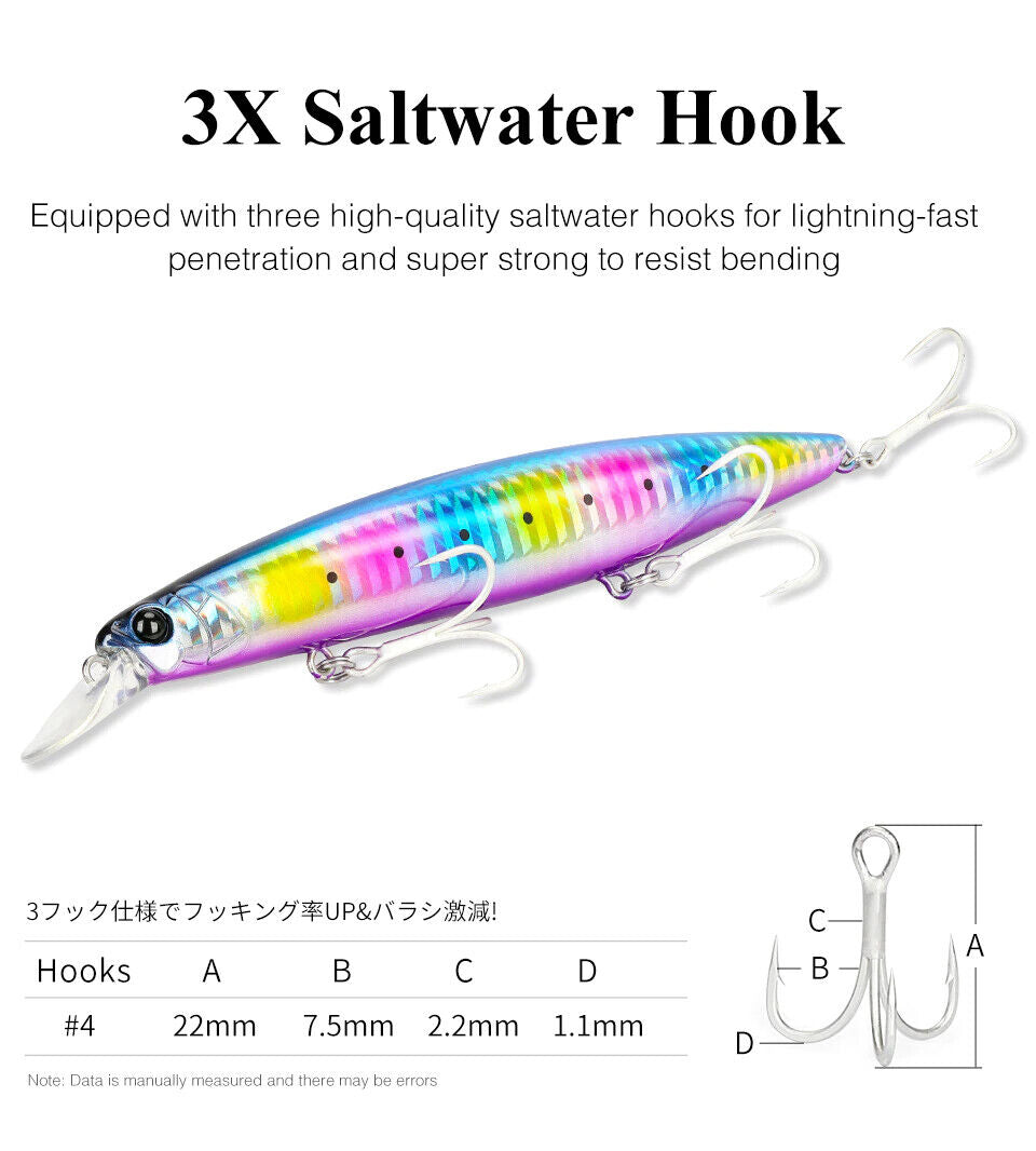 Tsurinoya DW112 Scout Sinking Minnow