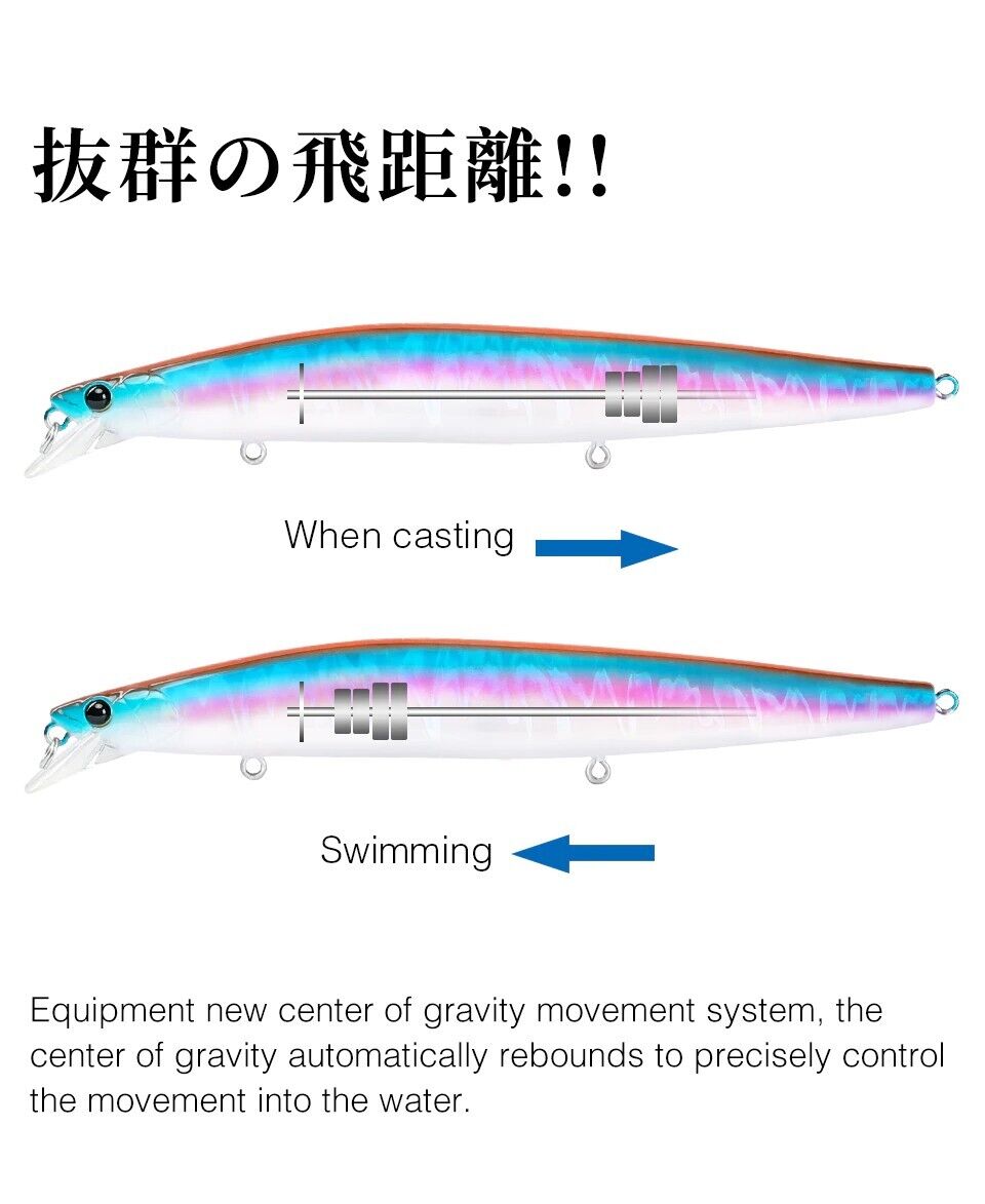 Tsurinoya DW92 Stinger Sinking Minnow