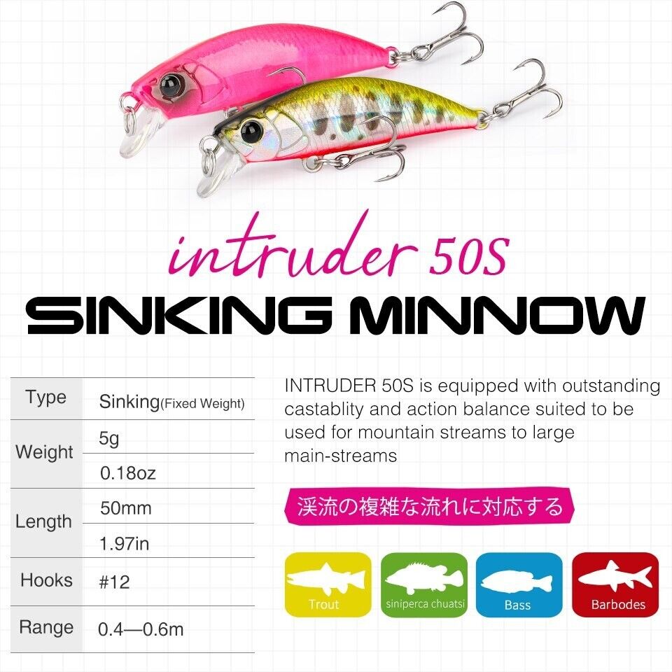 Tsurinoya DW106 Sinking Minnow