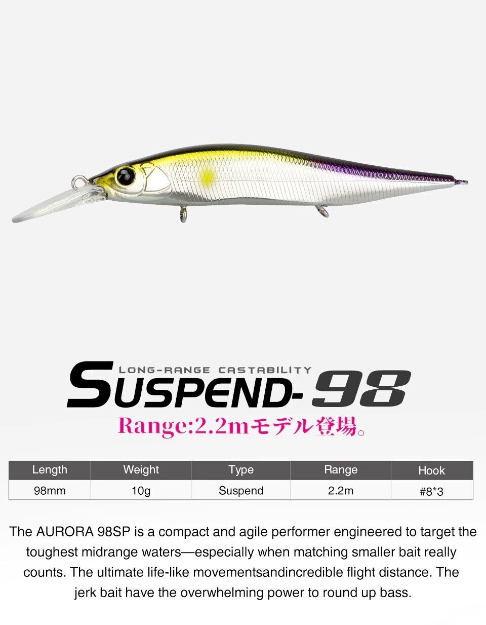 Tsurinoya DW201 Aurora Lure